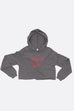 I Know My Value Crop Hoodie