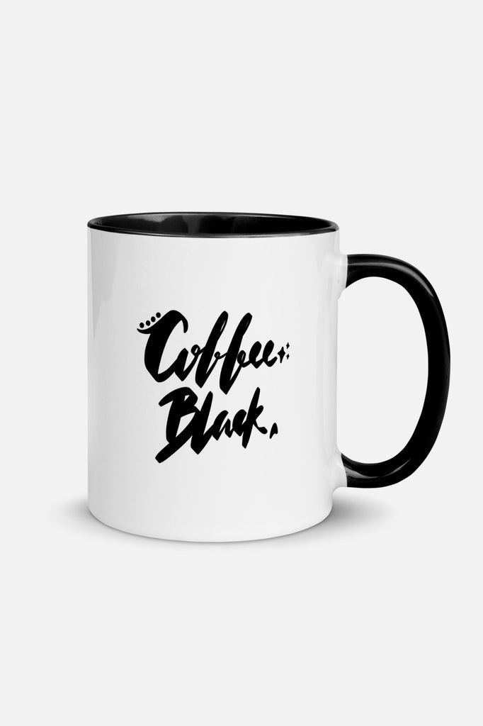 Coffee. Black. Colorful Mug
