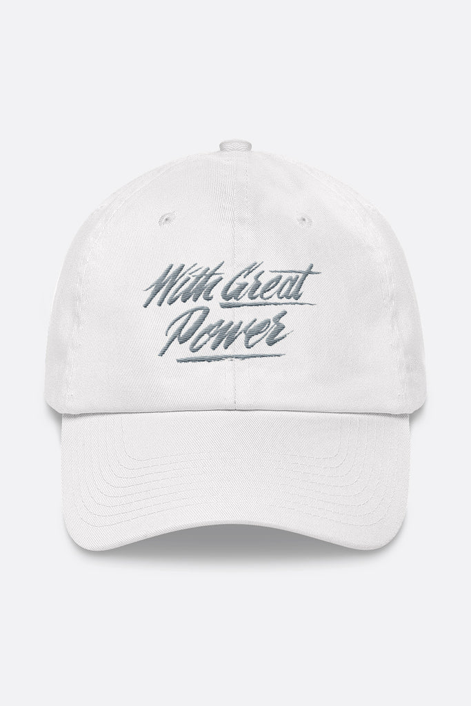 With Great Power SpiderMan Dad Hat
