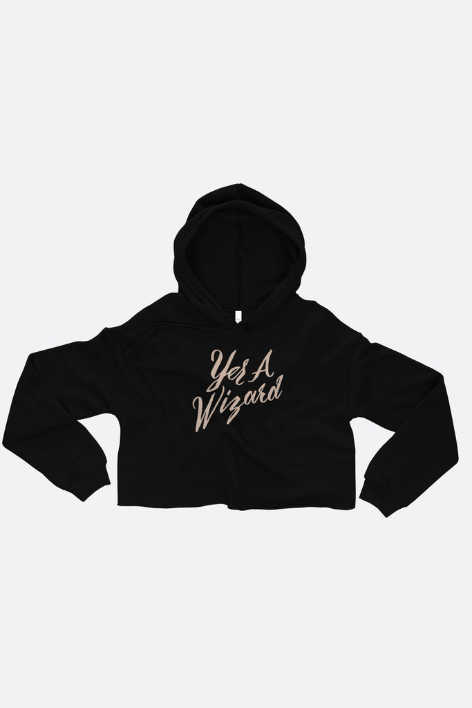Yer a Wizard Crop Hoodie