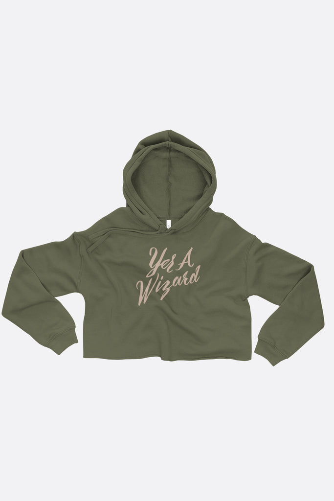 Yer a Wizard Crop Hoodie