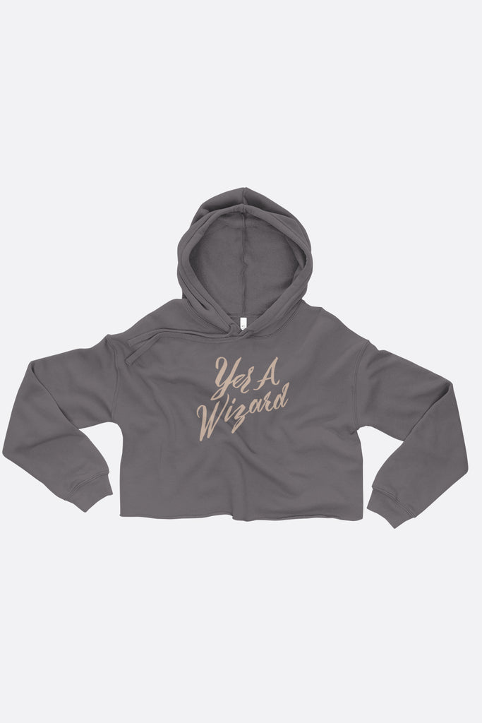 Yer a Wizard Crop Hoodie