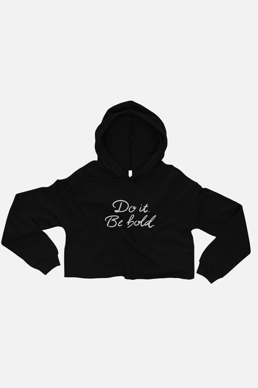 Do it. Be Bold. Fitted Crop Hoodie