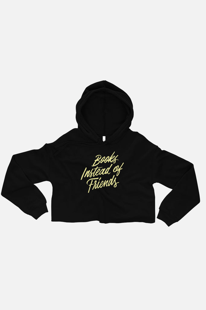 Books Instead of Friends Crop Hoodie | Mackenzi Lee