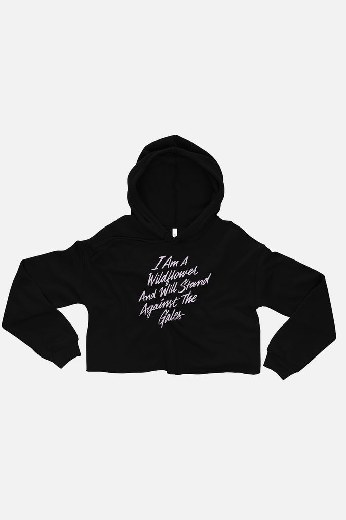 I Am a Wildflower Crop Hoodie | Mackenzi Lee