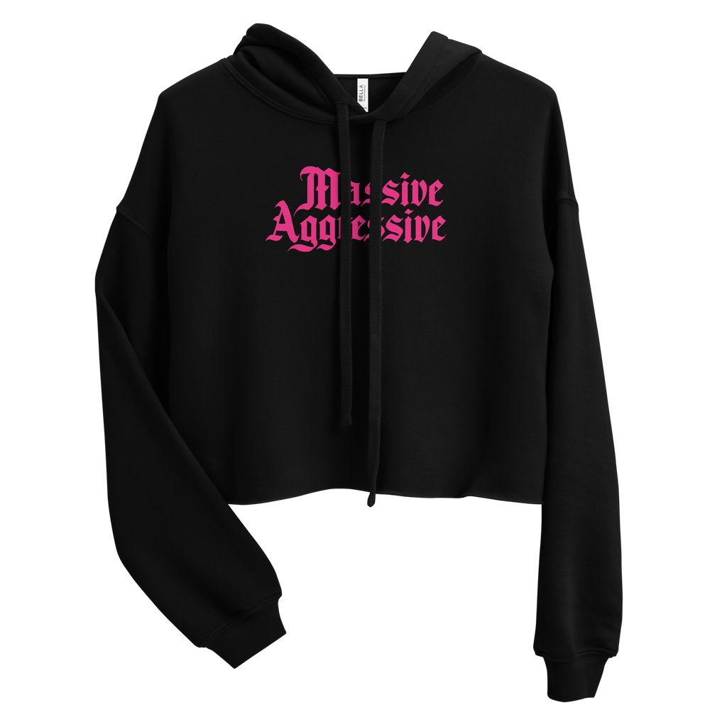 Massive Aggressive Fitted Crop Hoodie | OFMD