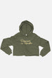 Dearest Reader Fitted Crop Hoodie