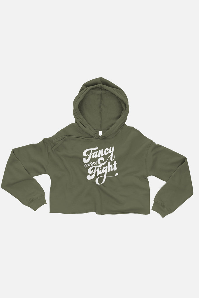Fancy Takes Flight Crop Hoodie