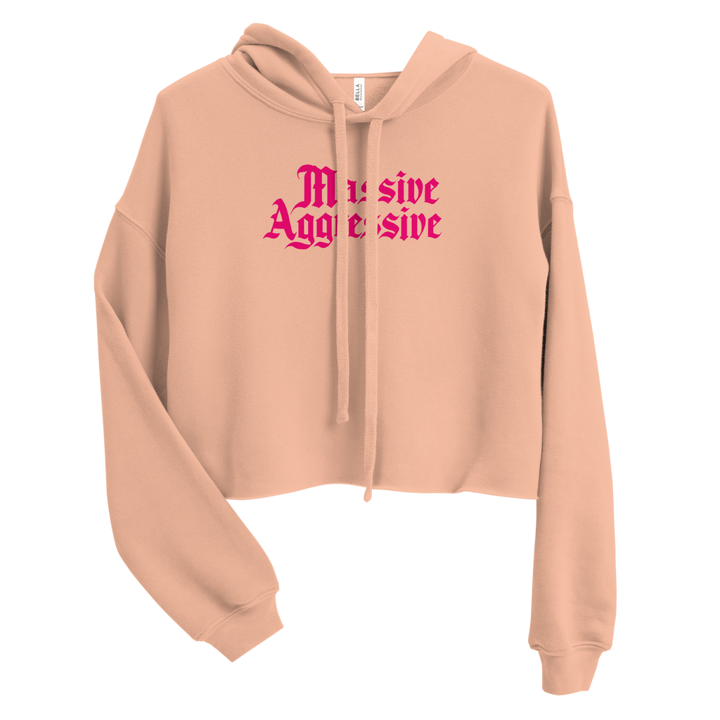 Massive Aggressive Fitted Crop Hoodie | OFMD