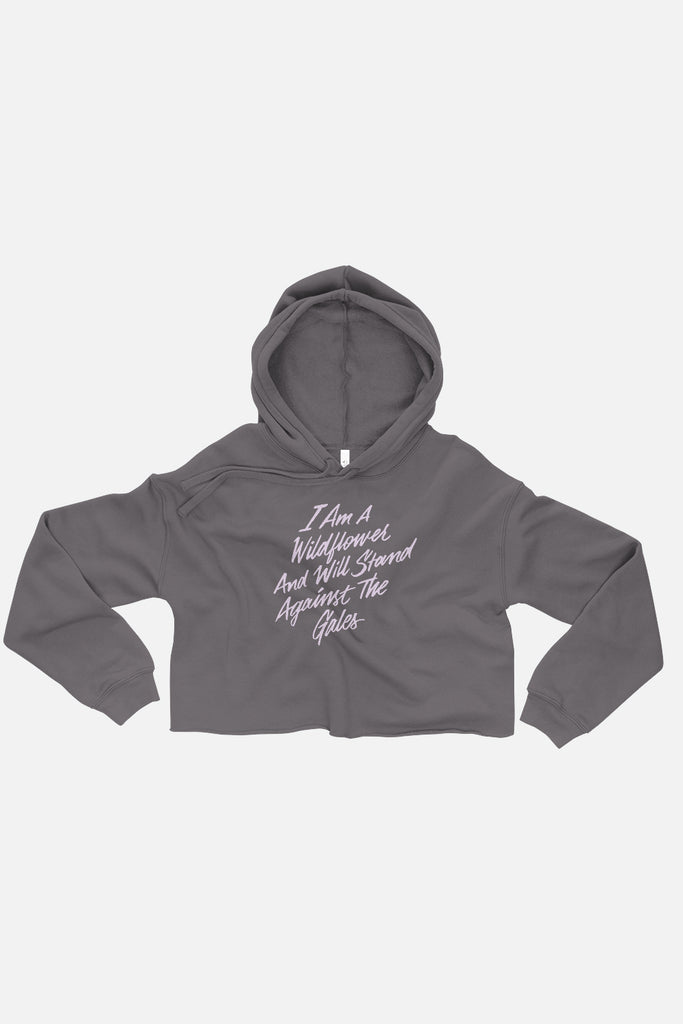 I Am a Wildflower Crop Hoodie | Mackenzi Lee