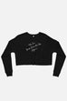 The Sun Will Shine Fitted Crop Sweatshirt