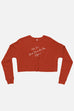 The Sun Will Shine Fitted Crop Sweatshirt