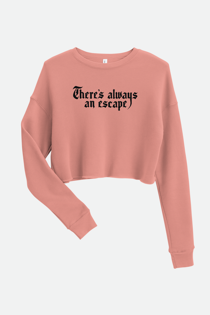 There's Always an Escape Fitted Crop Sweatshirt | OFMD