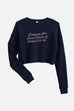 Women Like Us Fitted Crop Sweatshirt | Mackenzi Lee