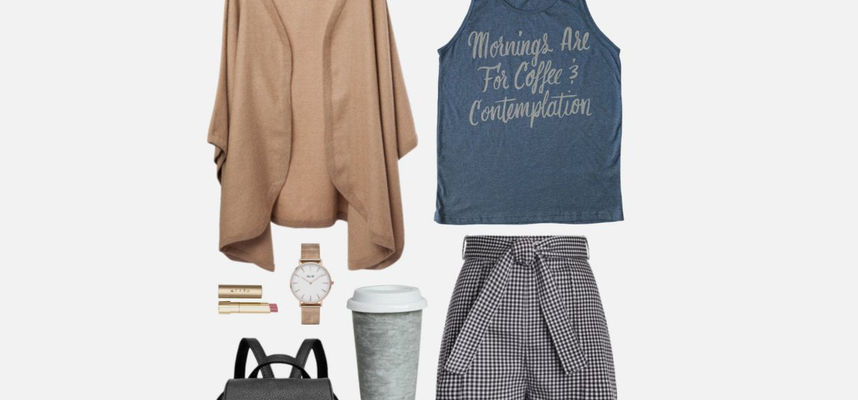 Geek Chic Outfit Inspiration: Coffee, Contemplation & Coziness