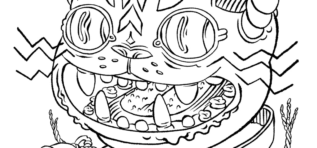 Space Cat Coloring Page | Saturday Morning Cartoons