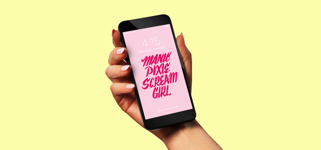 Manic Pixie Scream Girl | Free Phone Background