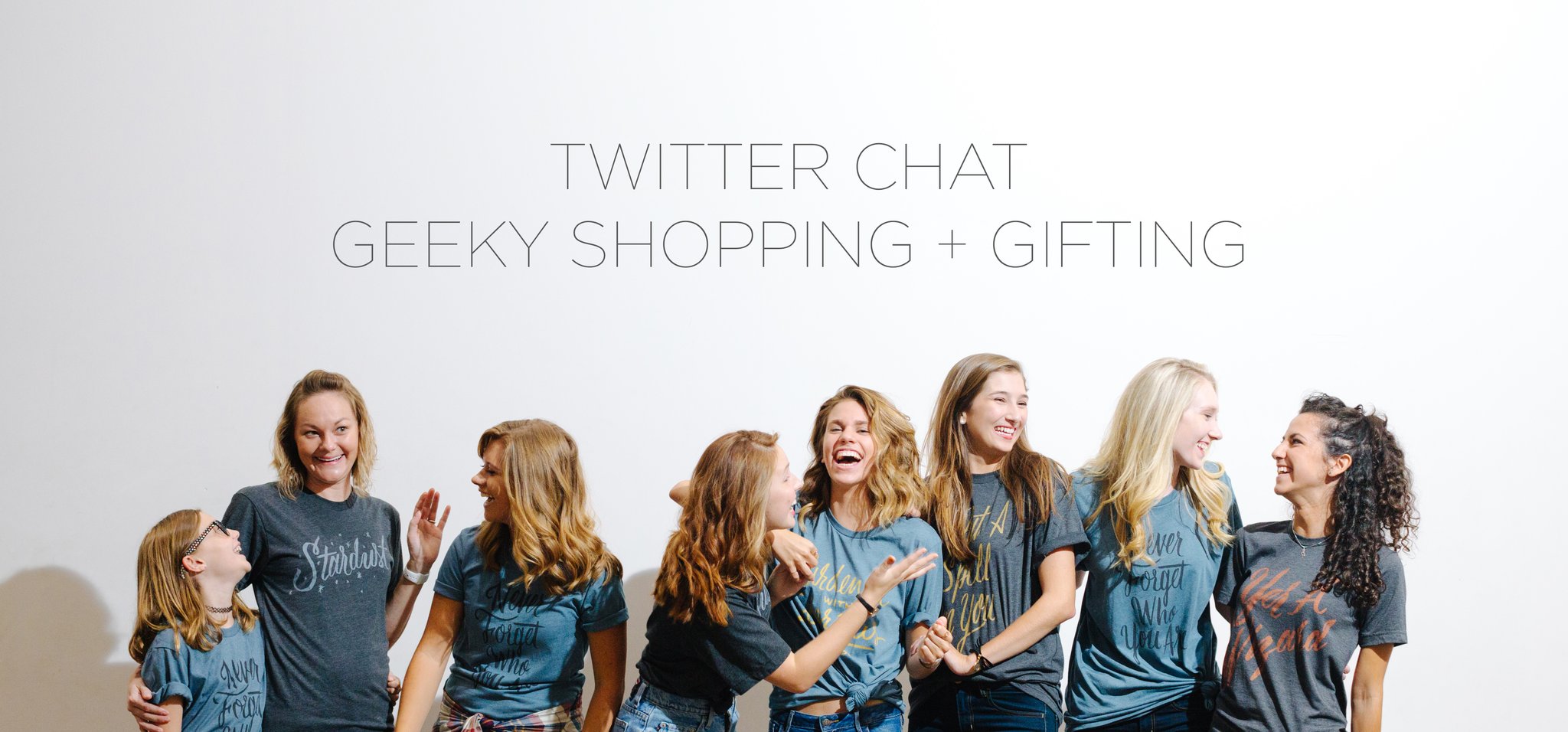 Twitter Chat: Shopping Geeky