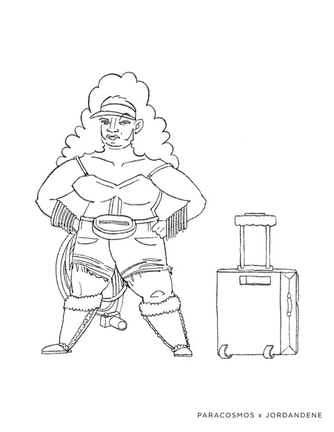 Wander Woman Free Coloring Page