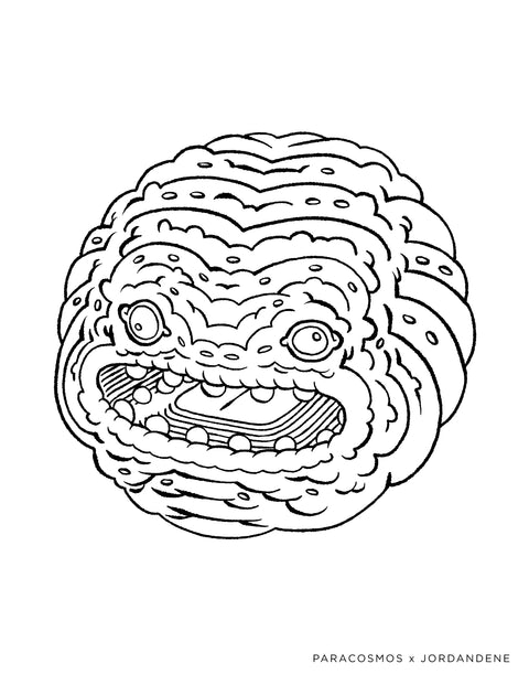 Planet Paracosmos Free Coloring Page