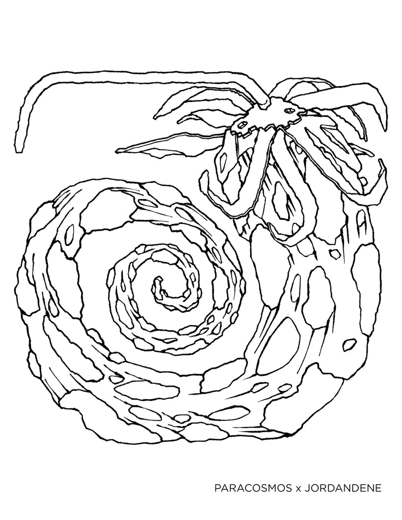 Alien Pepper Free Coloring Page
