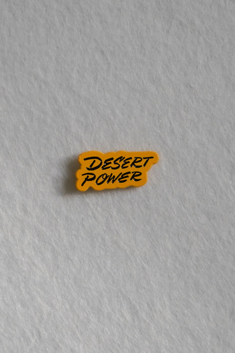 Desert Power Enamel Pin | Patreon Pin Club