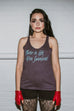 There is Life After Survival Fitted Racerback Tank | Mackenzi Lee