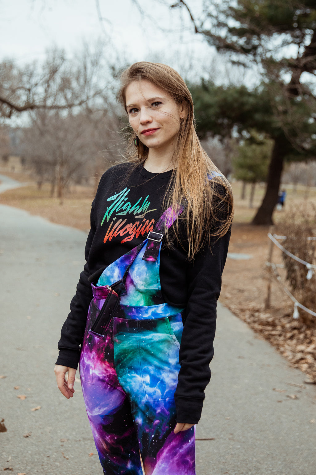 Highly Illogical Fitted Crop Sweatshirt