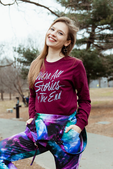 We're All Stories in the End Unisex Long Sleeve Tee