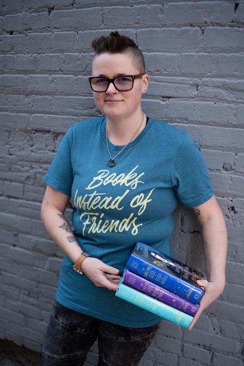 Books Instead of Friends Unisex T-Shirt | Mackenzi Lee