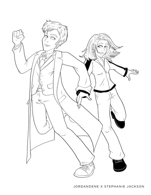 Doctor Who Free Coloring Page