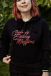 Calmly Eating Muffins Fitted Crop Hoodie | The Importance of Being Earnest