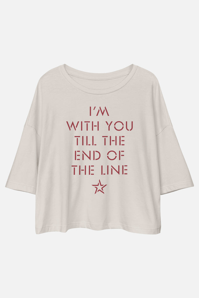 End of the Line Crop Tee