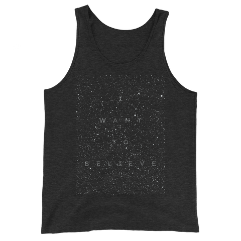 I Want to Believe Unisex Tank Top | Patreon Exclusive