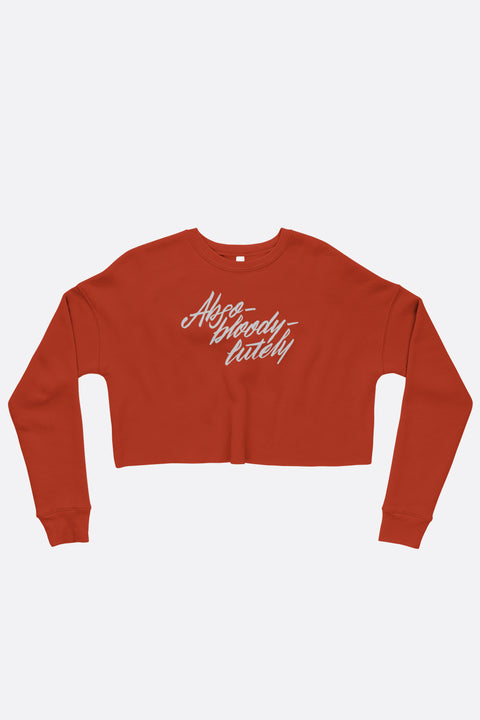 Abso-bloody-lutely Crop Sweatshirt | Mackenzi Lee