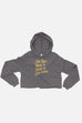 I Am Sure There is Magic in Everything Fitted Crop Hoodie | The Secret Garden