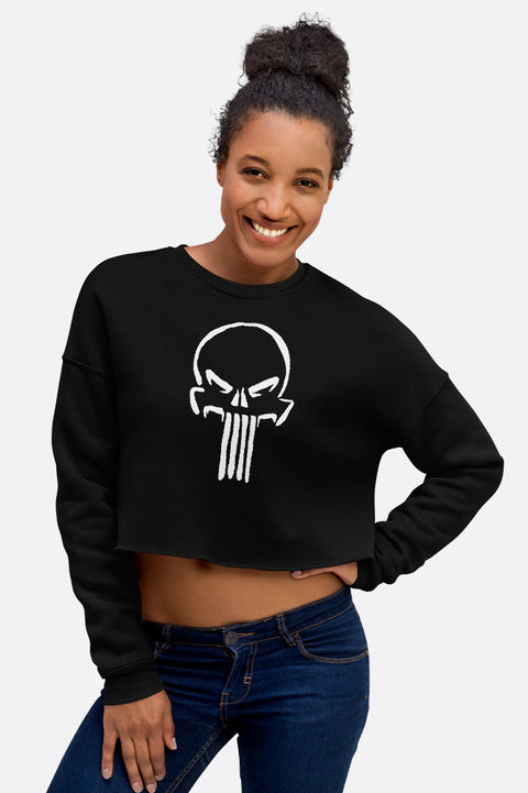 Let's Be Frank Crop Sweatshirt