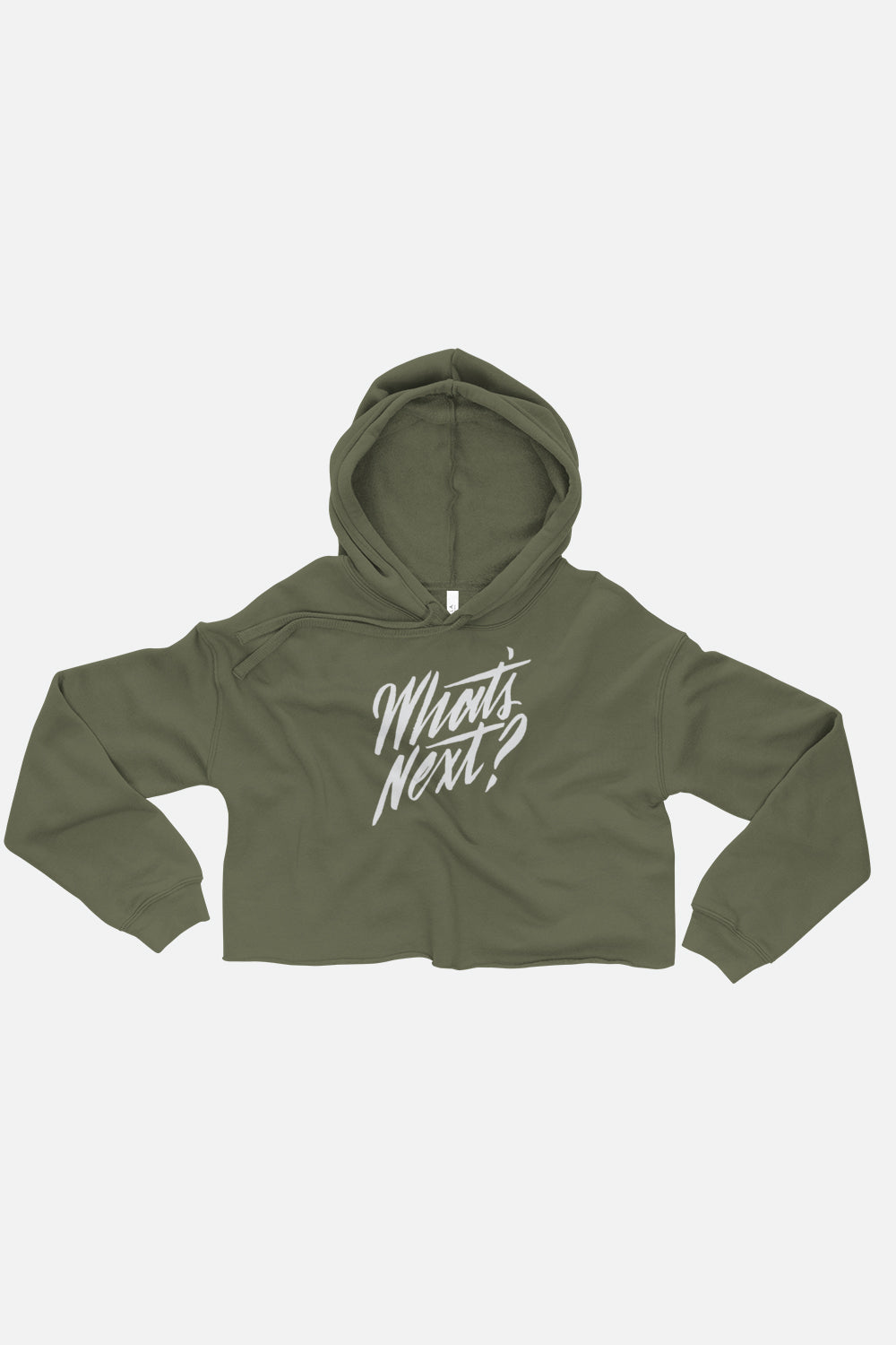 What's Next? Fitted Crop Hoodie