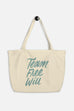 Team Free Will Large Eco Tote Bag