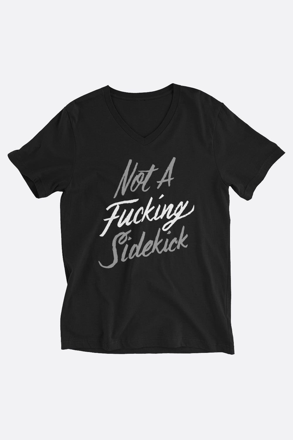 Not a Sidekick Unisex V-Neck T-Shirt | V.E. Schwab Official Collection