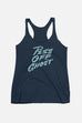 Piss Off Ghost Fitted Racerback Tank