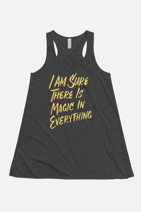 I Am Sure There is Magic in Everything Fitted Flowy Racerback Tank | The Secret Garden