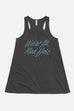 We're All Mad Here Fitted Flowy Racerback Tank | Alice in Wonderland