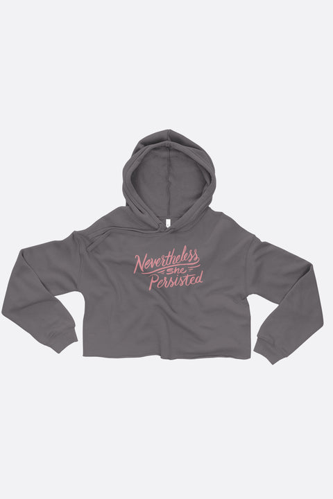 Nevertheless She Persisted Crop Hoodie