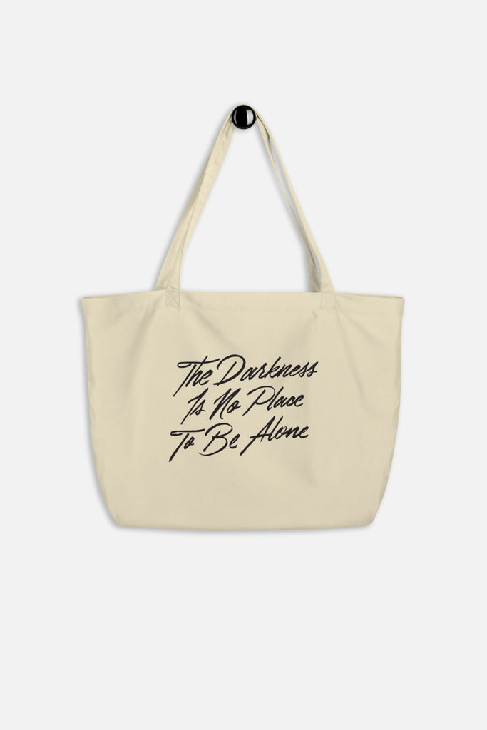 The Darkness is No Place to Be Alone Large Eco Tote | The Invisible Life of Addie LaRue