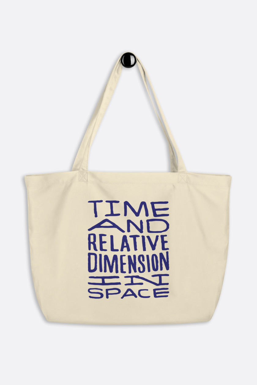 Timey Wimey Large Eco Tote Bag