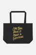 I Am Sure There is Magic in Everything Large Eco Tote Bag | The Secret Garden
