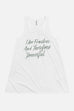I Am Fearless and Therefore Powerful Flowy Racerback Tank | Frankenstein