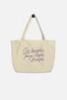Six Impossible Things Large Eco Tote Bag | Alice in Wonderland