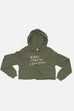 The Truth is Rarely Pure Fitted Crop Hoodie | The Importance of Being Earnest